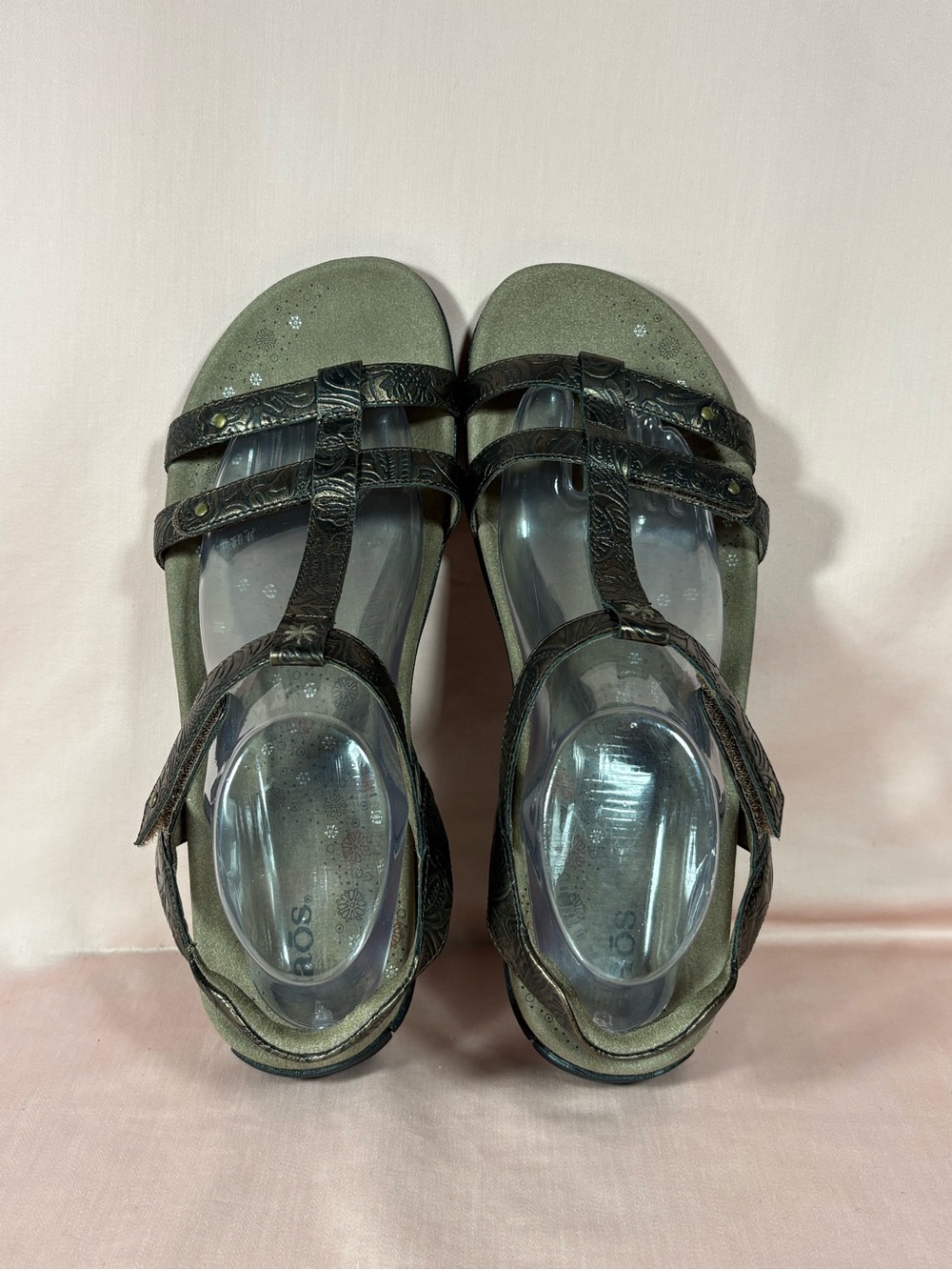 Taos Footwear Trophy 2 Strappy Bronze Metallic Sandals Women's Size 11 - Picture 5 of 12